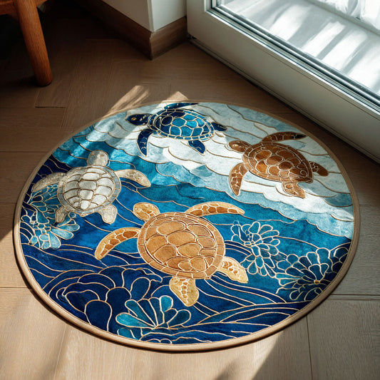 Coral Whisper Round Carpet NCU0PT9870