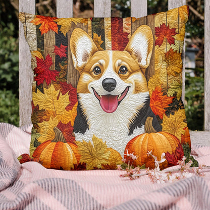 Corgi Companion Delight Quilted Pillow Case NCU0PT807