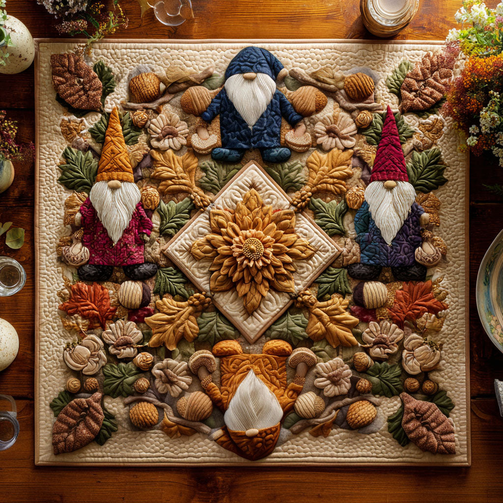 Cornucopia Keeper Quilted Table Topper NCU0PTT1064