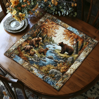 Cosmic Bear Quilted Table Topper NCU0DDK691