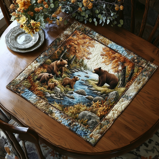 Cosmic Bear Quilted Table Topper NCU0DDK691