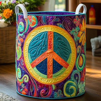 Cosmic Harmony Quilted Laundry Basket NCU0NXD754