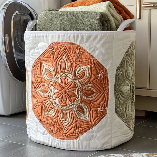Cosmic Mirror Quilted Laundry Basket NCU0PTT740