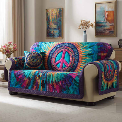 Cosmic Peace Quilted Sofa Cover NCU0NXD1503