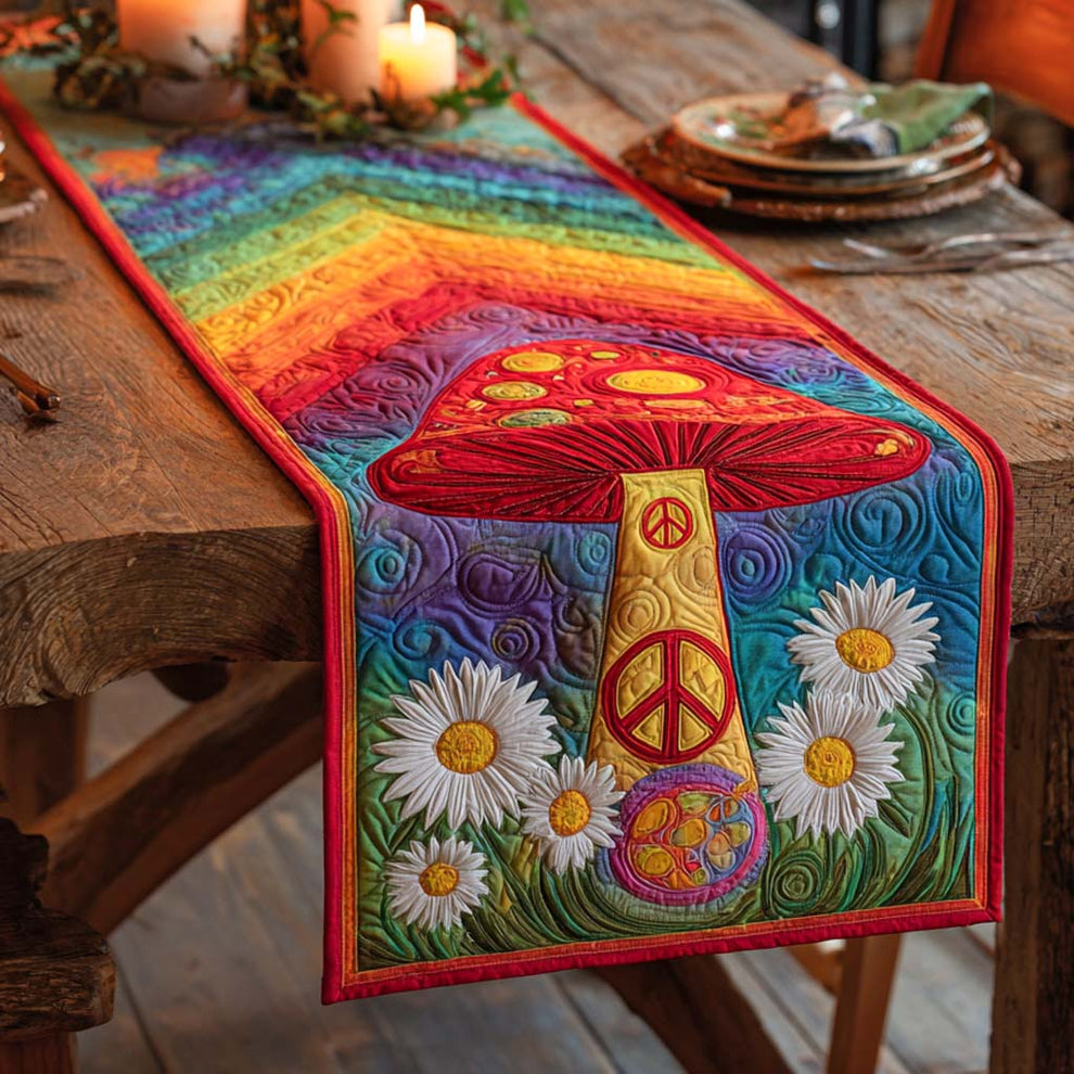 Mushroom Dream Quilted Table Runner NCU0DDK1817