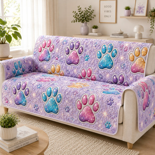 Cosmic Stardust Treads Quilted Sofa Cover NCU0PVL1012