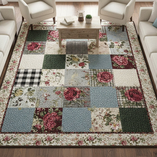 Cottage Patch Bliss Area Rug NCU0NNT2707