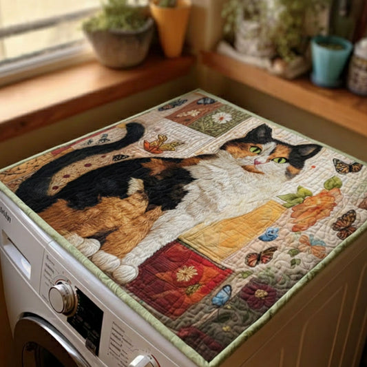 Cottage Cat Dreams Quilted Washer and Dryer Cover NCU0PTT1986