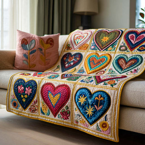 Cottage Delight Quilted Blanket NCU0NXD1265