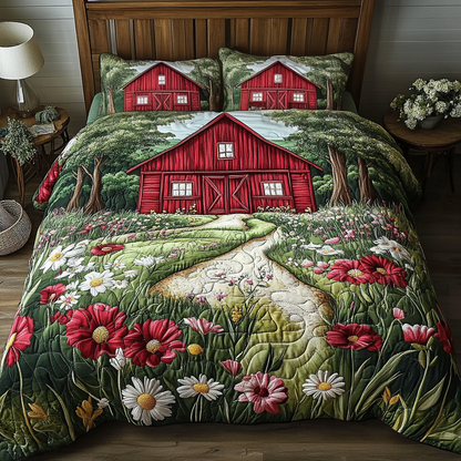 Cottage Dreams 3-Piece Quilted Bedding Set NCU0NVH718