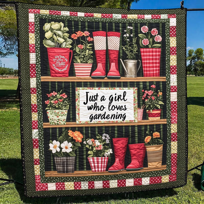 Cottage Garden Quilted Blanket NCU0TH1441