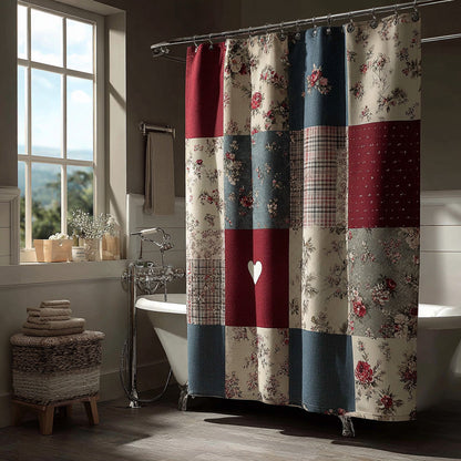 Cottage Patchwork Shower Curtain NCU0LDH402
