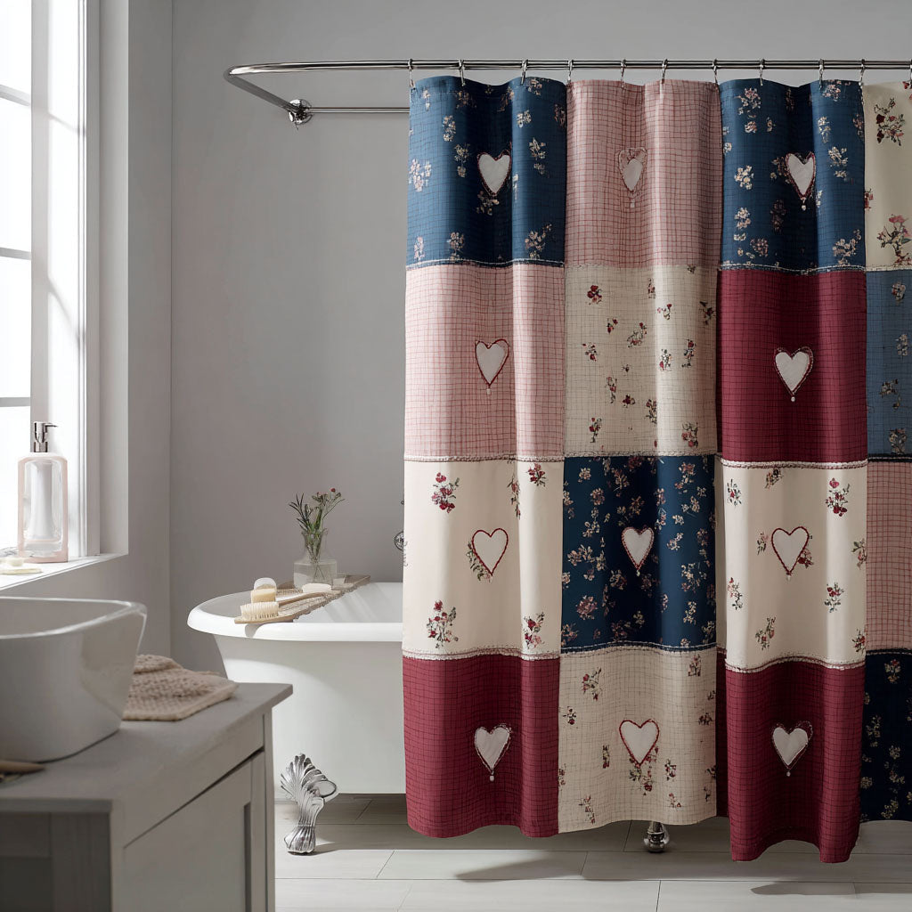 Cottage Patchwork Shower Curtain NCU0NNT2885