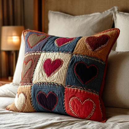 Cottage Warmth Quilted Pillow Case NCU0NTD1247
