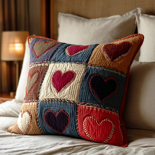 Cottage Warmth Quilted Pillow Case NCU0NTD1247