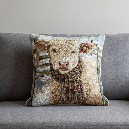 Country Highland Quilted Pillow Case NCU0NNT2615