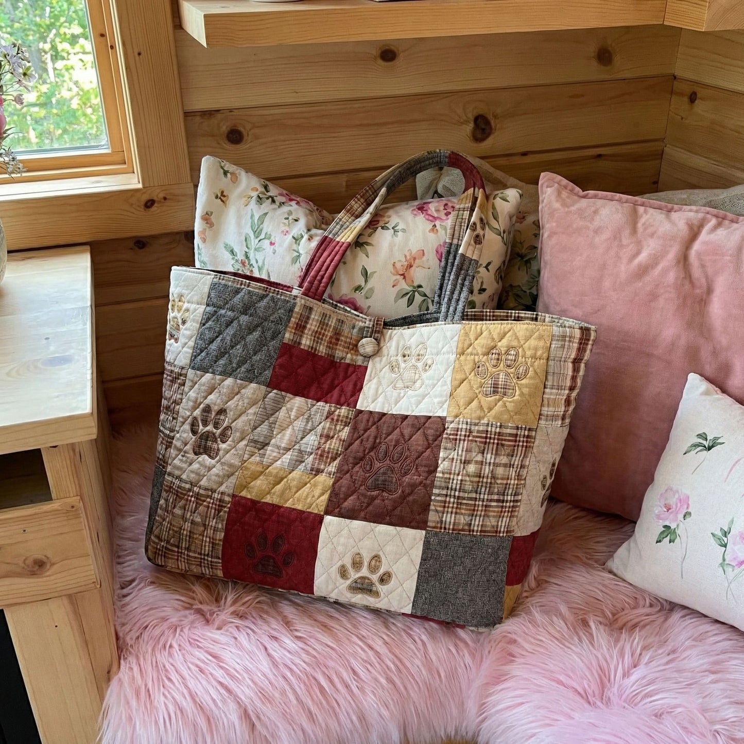 Country Paws Quilted Classic Tote Bag NCU0NNT3158