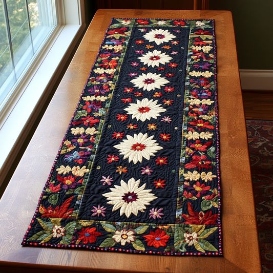Country Blossom Quilted Table Runner NCU0DDK460