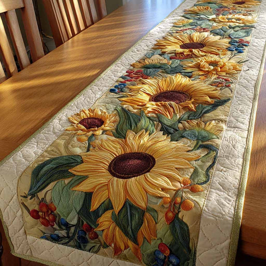 Country Blossom Quilted Table Runner NCU0NXD1706