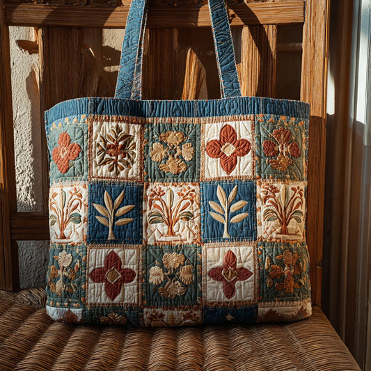 Country Blossom Quilted Tote Bag NCU0PTT1778
