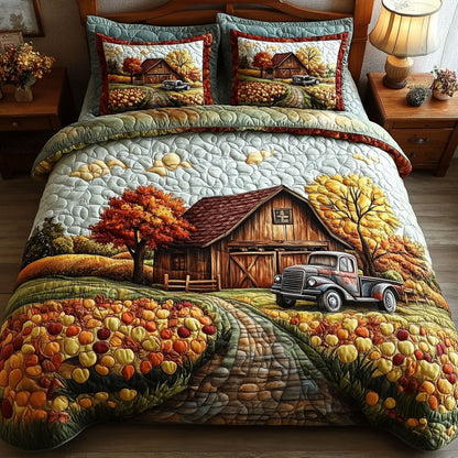 Country Charm 3-Piece Quilted Bedding Set NCU0PTT391