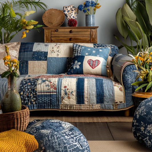 Country Charm Quilted Sofa Cover NCU0NNT2708