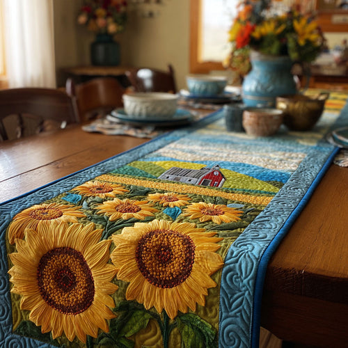 Country Charm Quilted Table Runner NCU0NTV248