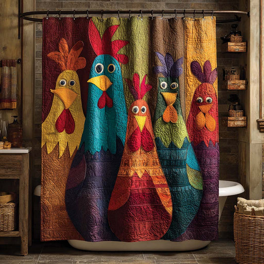 Country Chicken Shower Curtain NCU0NNT2956