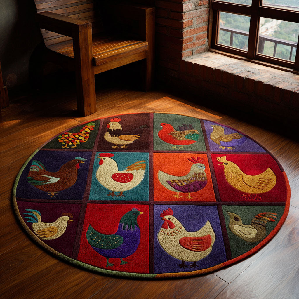 Country Dawn Round Carpet NCU0PT9862