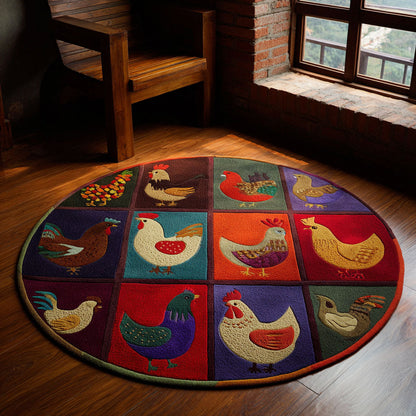 Country Dawn Round Carpet NCU0PT9862