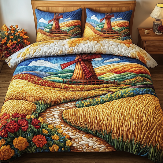 Country Escape 3-Piece Quilted Bedding Set NCU0NVH242