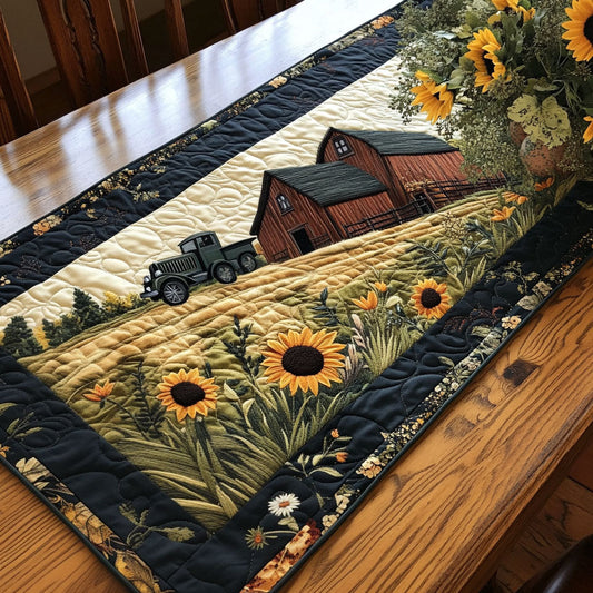 Country Escape Quilted Table Runner NCU0PTT404