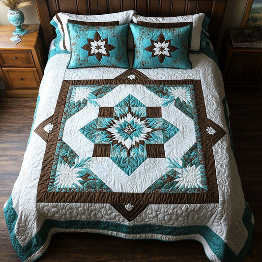 Country Flair 3-Piece Quilted Bedding Set NCU0PTT084