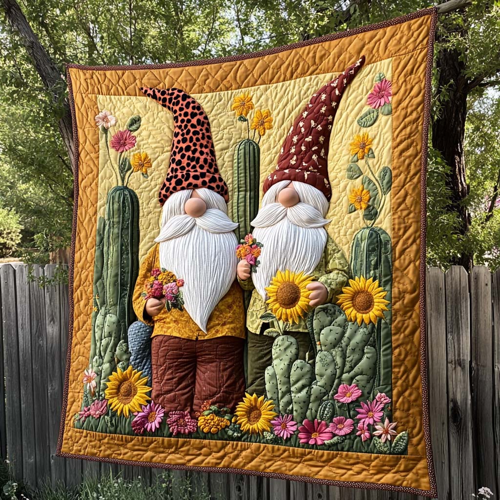 Country Gnome Life Quilted Blanket NCU0NXD063