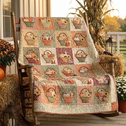 Country Harvest Market Quilted Blanket NCU0PTT3209