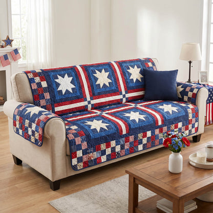 Country Patch Quilted Sofa Cover NCU0NTD1980