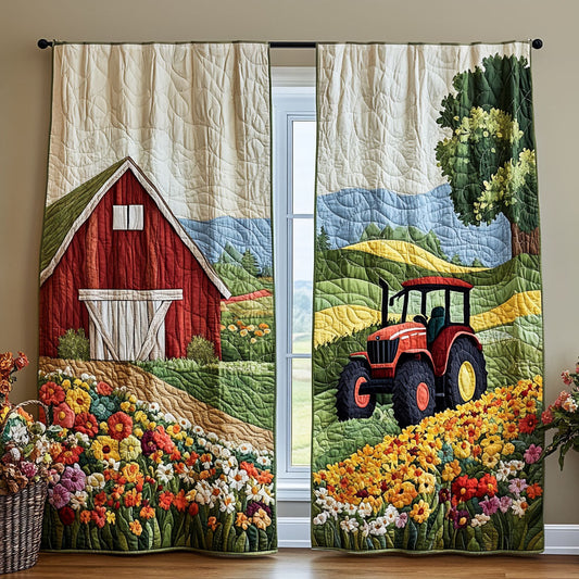 Country Path Quilted Curtains NCU0DDK2074