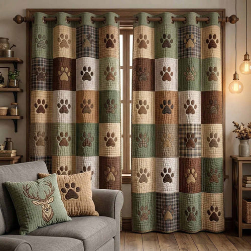 Country Paws Quilted Curtains NCU0NXD1678