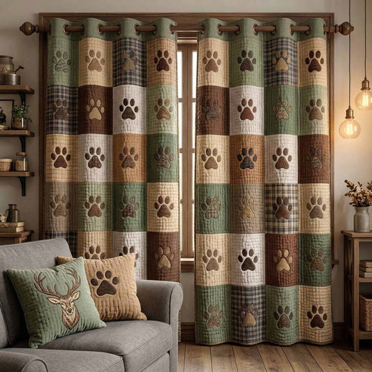 Country Paws Quilted Curtains NCU0NXD1678