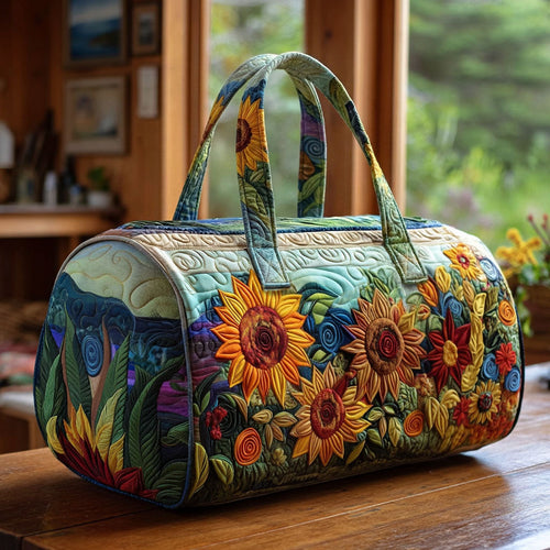 Country Petal Dream Quilted Duffle Bag NCU0PTT2886