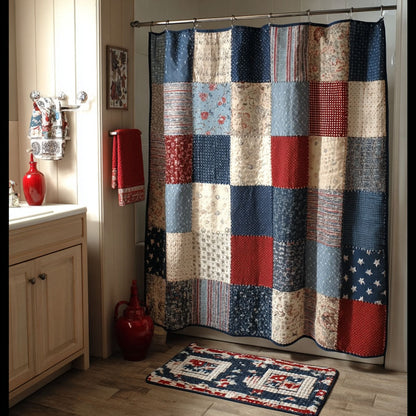 Country Quilt Shower Curtain NCU0DDK2406