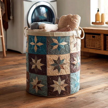 Country Star Quilted Laundry Basket NCU0NTV441