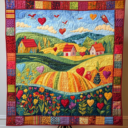 Countryside Charm Quilted Blanket NCU0NVH248