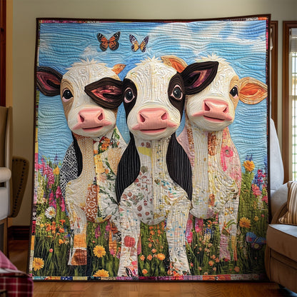 Cow Cuddles Quilted Blanket NCU0TH1367