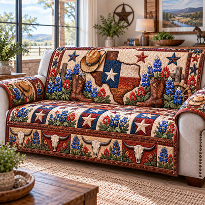 Cowboy Boots Quilted Sofa Cover NCU0NTD2467
