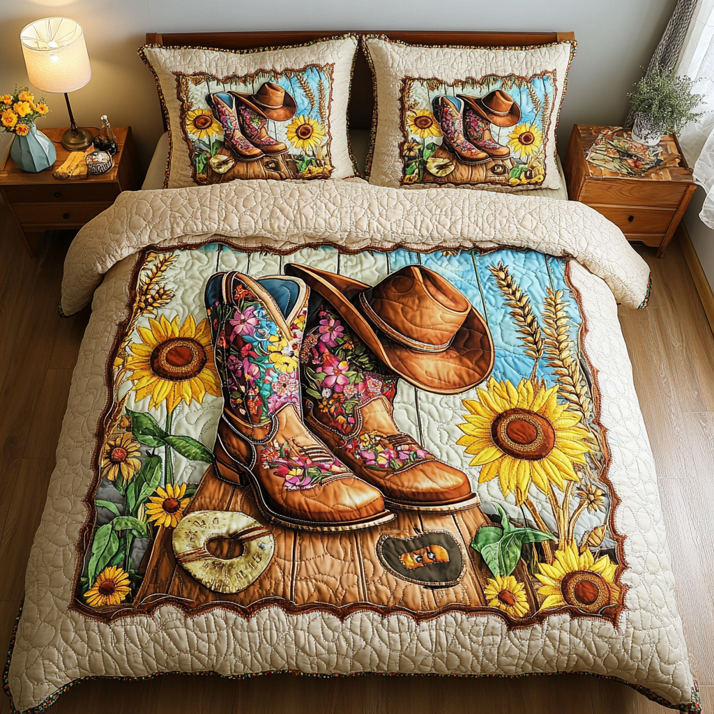 Cowboy Charm Duvet Cover Set NCU0DDK319