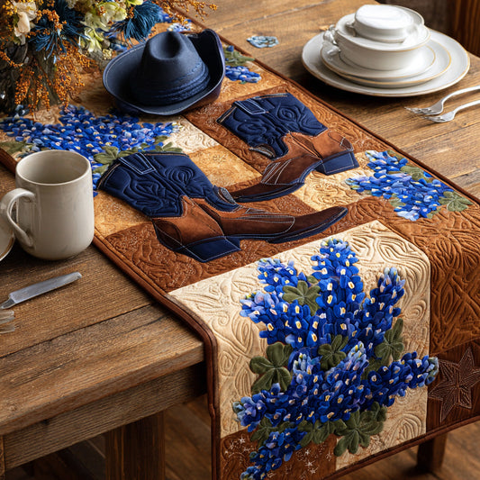 Cowboy Table Quilted Table Runner NCU0LDH548