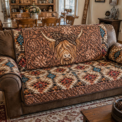 Cowgirl Garden Glory Quilted Sofa Cover NCU0PTT3412