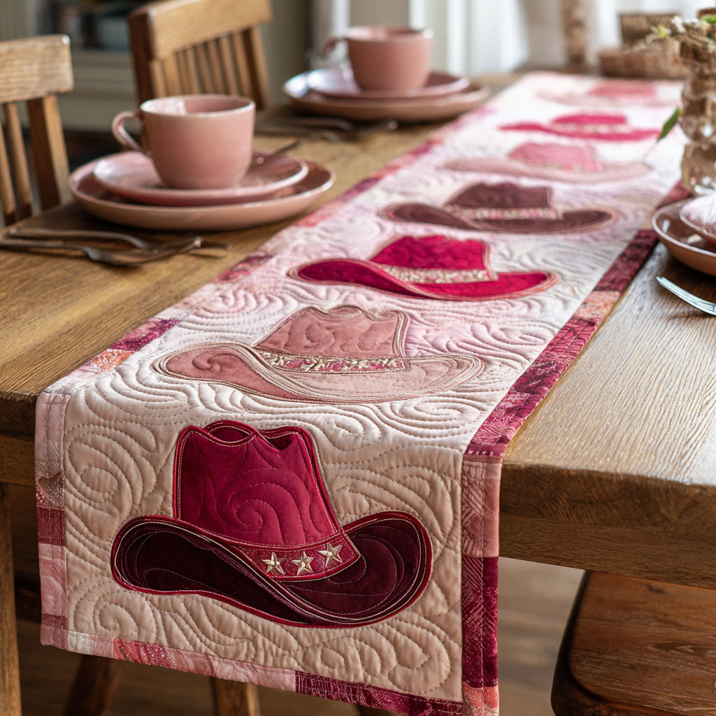 Cowgirl Trails Quilted Table Runner NCU0NTV817