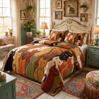 Cozy Companions 3-Piece Quilted Bedding Set NCU0DV2199